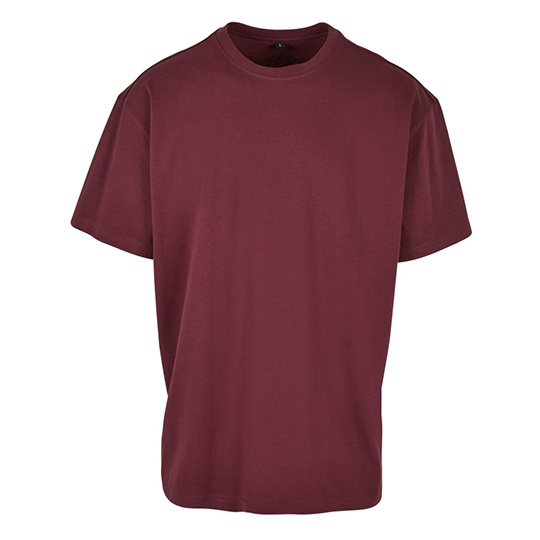 Koszulka Oversize Bawełniana BY102 - Cherry