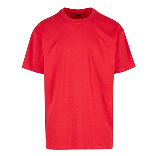 Koszulka Oversize Bawełniana BY102 - City Red