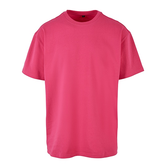 Koszulka Oversize Bawelniana BY102 - Hibiskus Pink