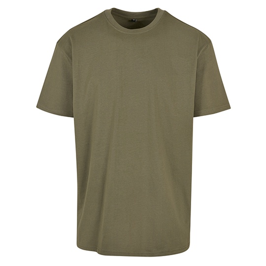 Koszulka Oversize Bawełniana BY102 - Olive