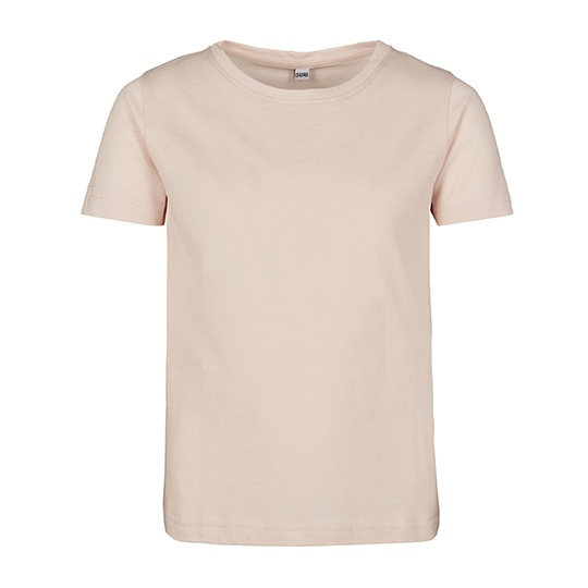 Dziewczecy T-shirt z krotkim rekawem BY115 - Pink