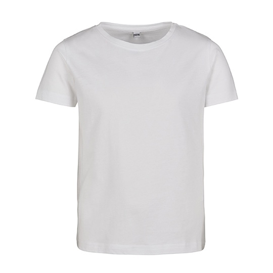 Dziewczecy T-shirt z krotkim rekawem BY115 - White