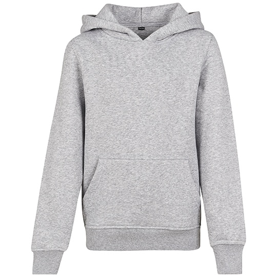 Bluza Dziecięca z Kapturem Bawełniana BY117 - Heather Grey