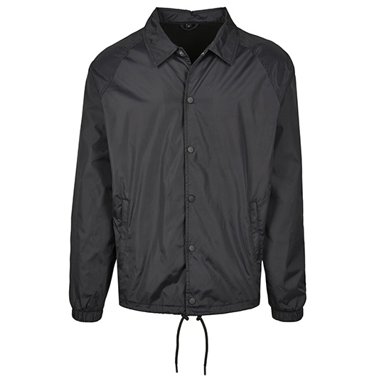 Kurtka Trenerska Sportowa Nylonowa Bawelniana BY128 - Black