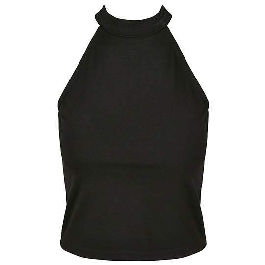 Krotki top damski ze stojka BY134 - Black