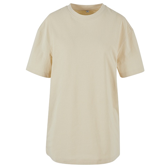 T-shirt Damski Oversize Bawelniany BY149 - Sand