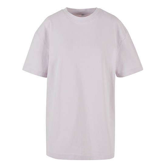 T-shirt Damski Oversize Bawelniany BY149 - Soft Lilac