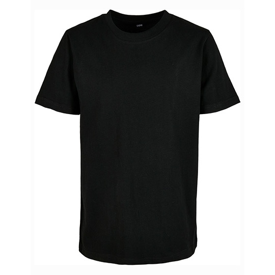 T-shirt Klasyczny Bawelniany Dzieciecy BY158 - Black