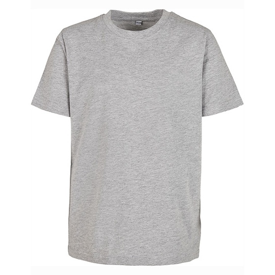 T-shirt Klasyczny Bawelniany Dzieciecy BY158 - Heather Grey