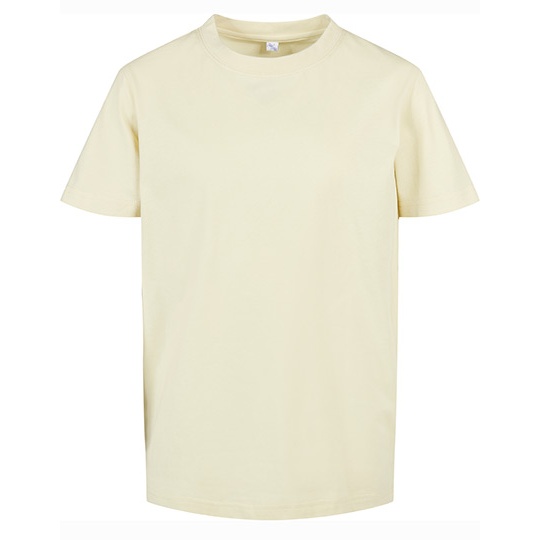 T-shirt Klasyczny Bawelniany Dzieciecy BY158 - Soft Yellow