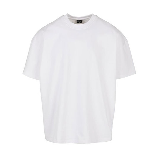 T-shirt Meski Oversize Gruby Material BY163 - White