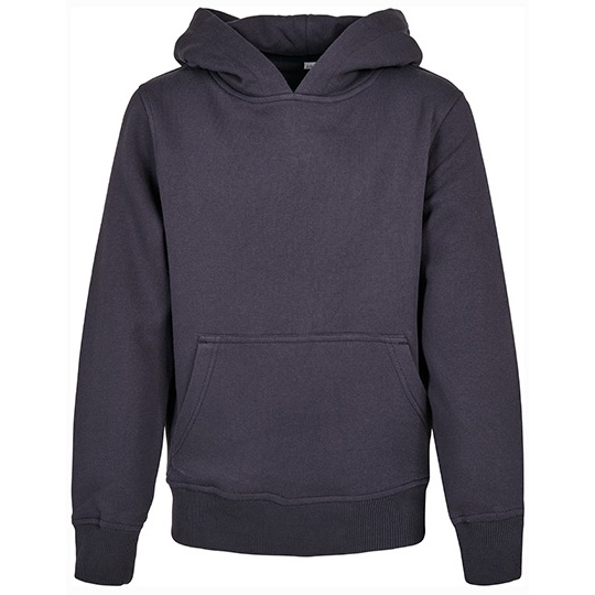 Bluza Dziecięca z Kapturem Bawełniana Szczotkowana BY185 - Navy
