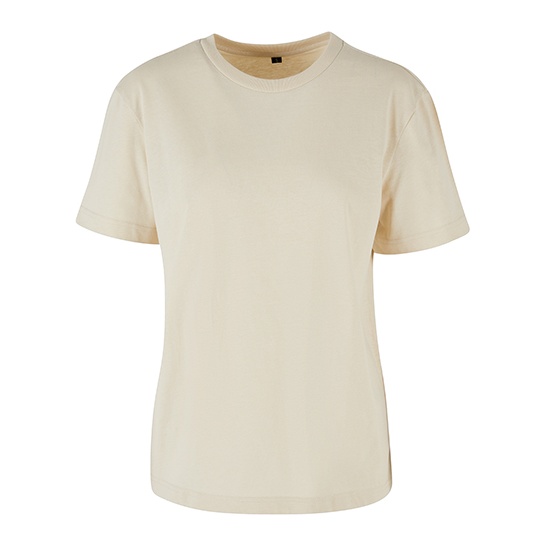 T-shirt Damski Oversize Bawelniany BY211 - Sand