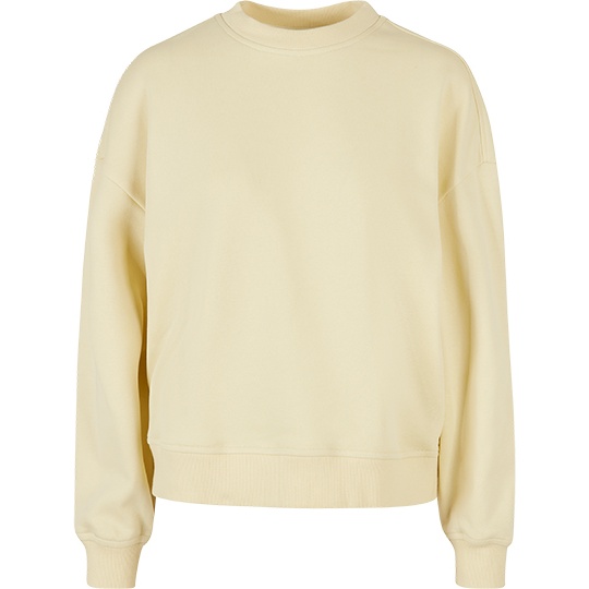Bluza Damska Oversize Bawelniana Poliestrowa BY212 - Soft Yellow