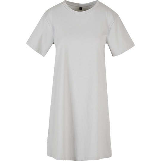 Sukienka T-shirtowa Oversize BY214 - Light Asphalt