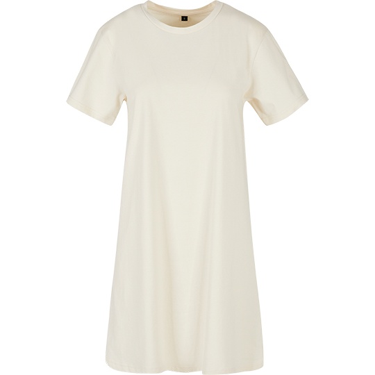 Sukienka T-shirtowa Oversize BY214 - White Sand