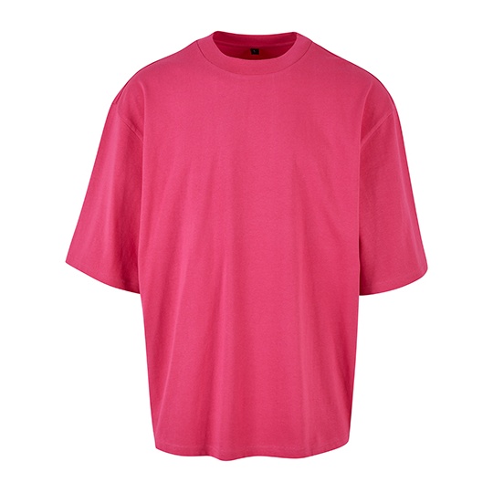 Koszulka Oversize Bawelniana BY256 - Hibiskus Pink