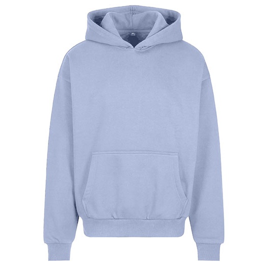 Bluza Oversize Szczotkowany Polar BY268 - Viola Blue