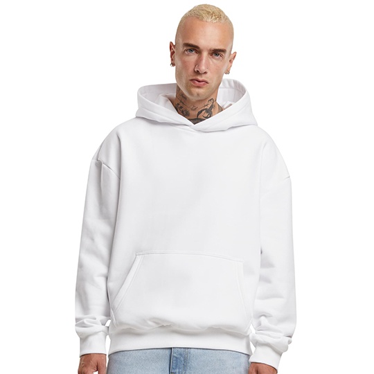 Bluza Oversize Szczotkowany Polar BY268 - White