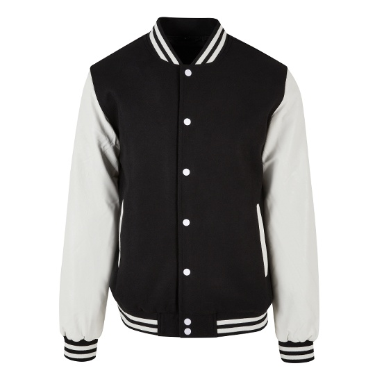Kurtka bejsbolówka BY269 - Black & White