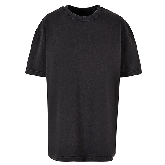 Damski T-shirt oversize BY270 - Black