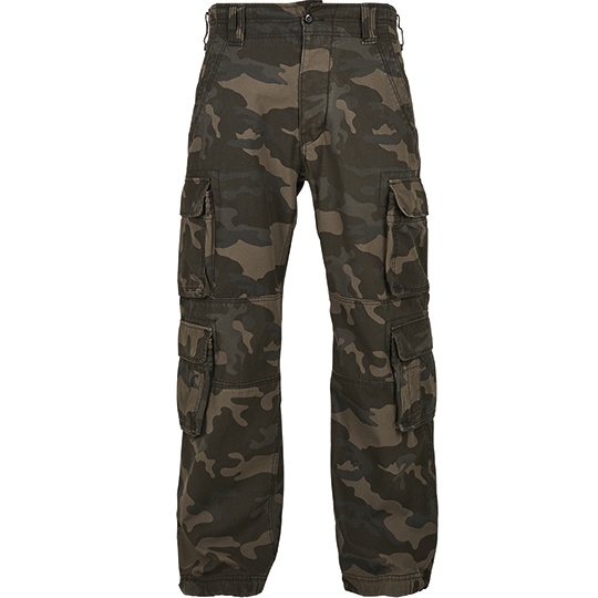 Spodnie bojówki z kieszeniami BYB1003 - Dark Camo