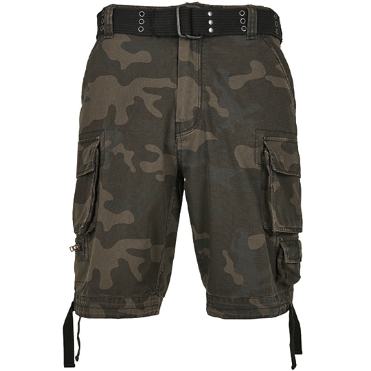 Szorty Meskie Cargo Wytrzymale BYB2001 - Dark Camo