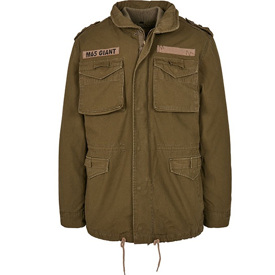 Kurtka M-65 z grubego materialu BYB3101 - Olive