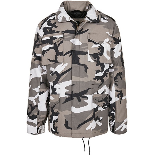 Kurtka Polowa Meska Wodoodporna z Wyjmowana Podszewka BYB3108 - Urban-Camo