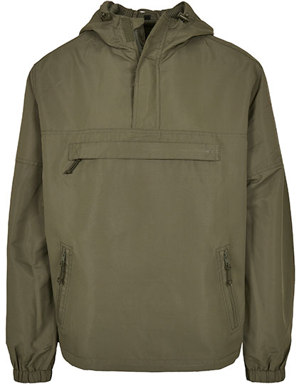 Kurtka wiatrowka wodoodporna z regulacja BYB3162 - Olive