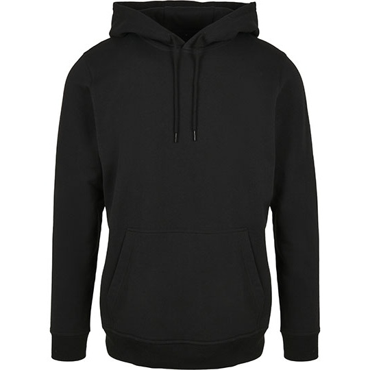 Bluza z Kapturem Klasyczna Mieszanka Bawełny BYBB001 - Black