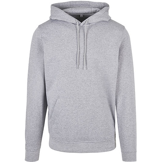 Bluza z Kapturem Klasyczna Mieszanka Bawelny BYBB001 - Heather Grey