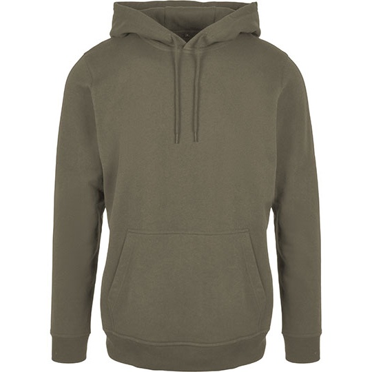 Bluza z Kapturem Klasyczna Mieszanka Bawelny BYBB001 - Olive