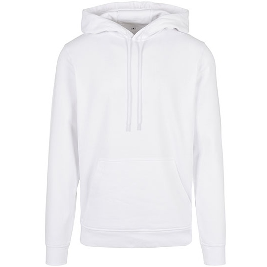 Bluza z Kapturem Klasyczna Mieszanka Bawelny BYBB001 - White