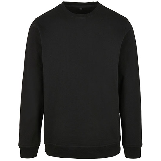 Bluza Klasyczna Bawelniano Poliestrowa Szczotkowana BYBB003 - Black