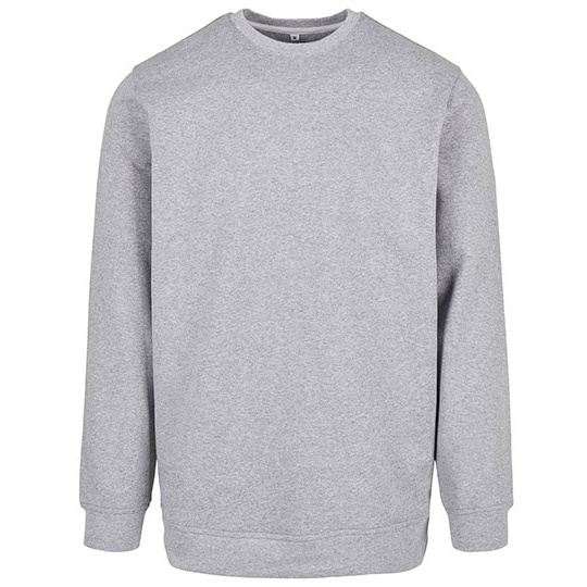 Bluza Klasyczna Bawelniano Poliestrowa Szczotkowana BYBB003 - Heather Grey
