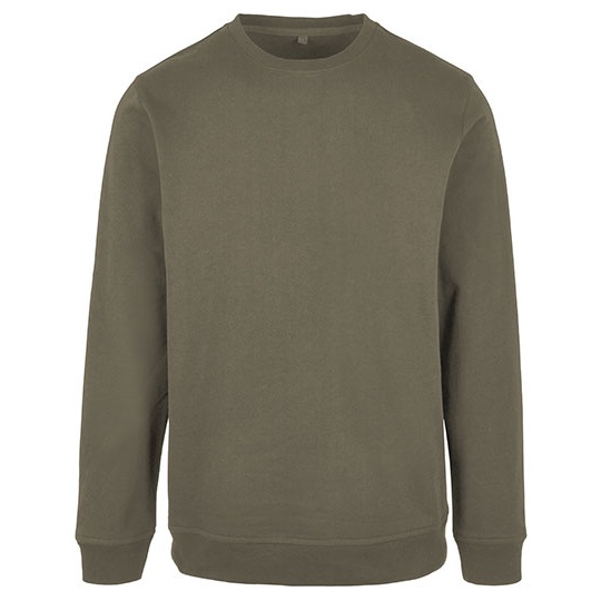Bluza Klasyczna Bawelniano Poliestrowa Szczotkowana BYBB003 - Olive