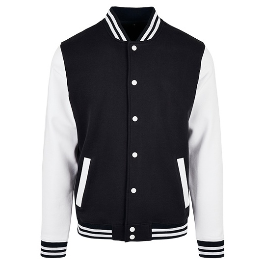 Kurtka Klasyczna Bawelniana Poliestrowa BYBB004 - Black & White