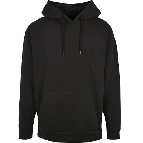 Bluza Oversize Mieszanka Bawelny Poliestru BYBB006 - Black