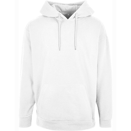 Bluza Oversize Mieszanka Bawelny Poliestru BYBB006 - White