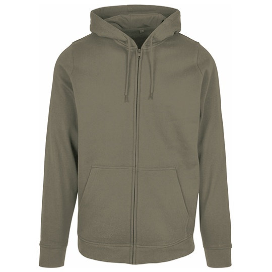 Bluza z Kapturem Klasyczna Bawelna Poliester BYBB008 - Olive