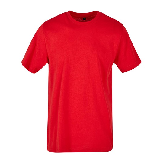T-shirt Klasyczny Bawelniany BYBB010 - City Red