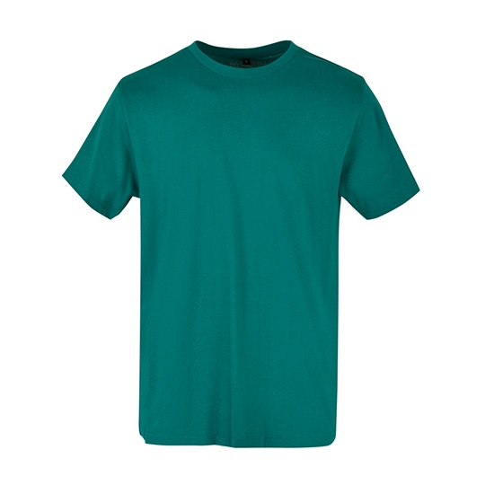 T-shirt klasyczny z okrągłym dekoltem BYBB010 - Green