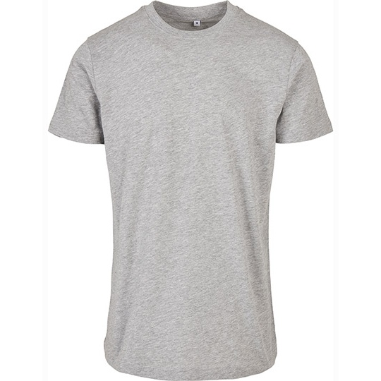 T-shirt Klasyczny Bawelniany BYBB010 - Heather Grey