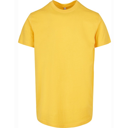 T-shirt Klasyczny Bawelniany BYBB010 - Taxi Yellow