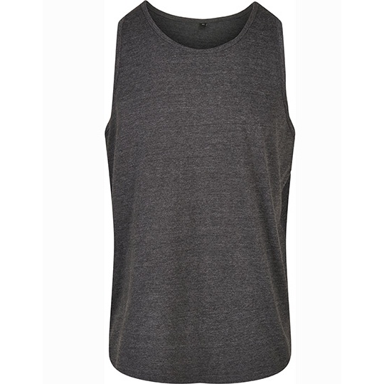 Koszulka bez rekawow klasyczna BYBB011 - Charcoal