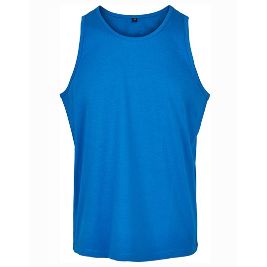 Koszulka bez rękawów klasyczna BYBB011 - Cobaltblue
