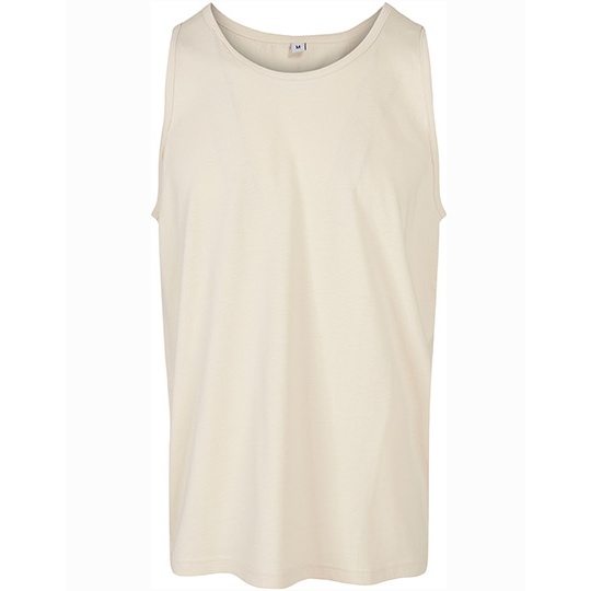 Koszulka bez rękawów klasyczna BYBB011 - Sand