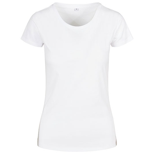 T-shirt Damski Klasyczny Bawelniany BYBB012 - White
