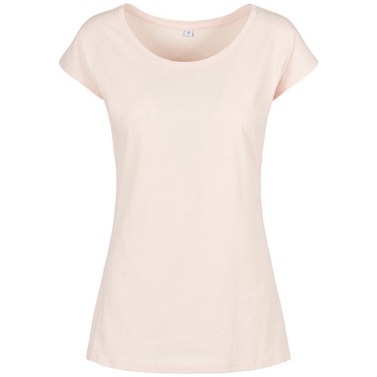 T-shirt Damski Oversize Bawelniany BYBB013 - Pink